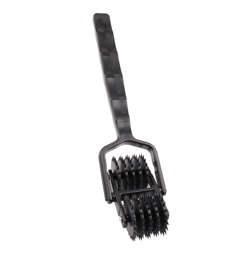 Stimulating Pinwheel With Sharp Rollers, Great In Combinatio... Chisa - 5 Row Double Pinwheel - Black photo-5