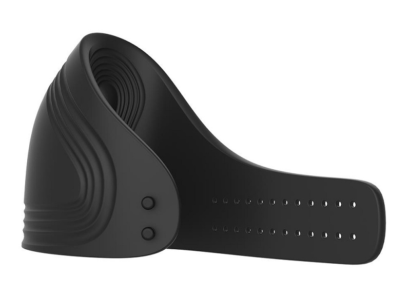 Introducing the ultimate pleasure enhancer for penis owners ... Dreamtoys - Ramrod Adjustable Vibro Ring w Remote - Black photo-8