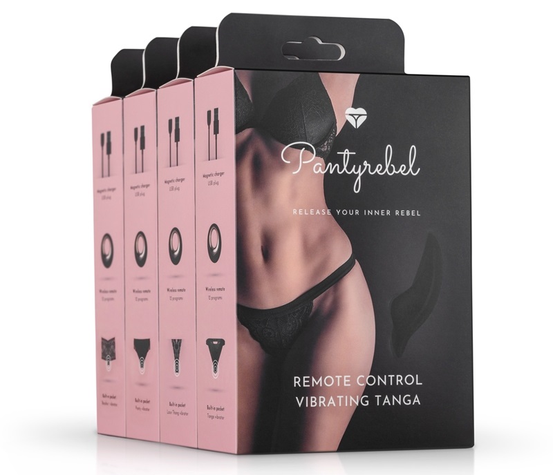 This vibrating boyshort by PantyRebel is made of soft and st... PantyRebel - Vibrating BoyShort - Black photo-15