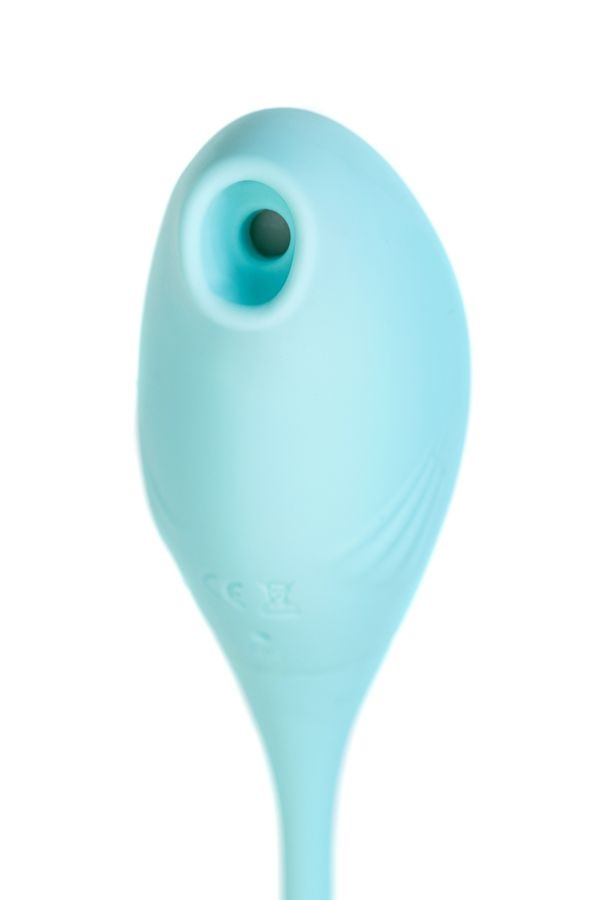 Air-pulse stimulator JOS Roow 2 in 1 will give amazing orgas... JOS - Roow Air-Pulse Vibro Egg - Blue photo-8