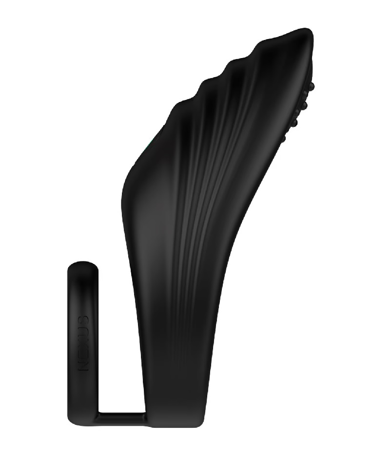 Nexus Enhance is a Vibrating Cock & Ball Ring, perfect to us... Nexus - Enhance Vibro Ring w Ball Stretcher - Black photo-2