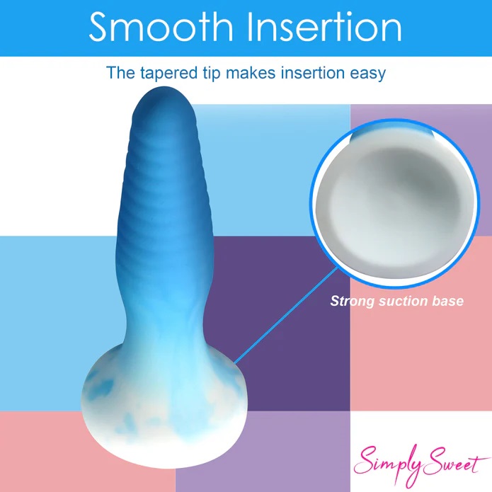 This set of three plugs gives you the best in variety of siz... Simply Sweet - Butt Plug Set 3 pcs - Blue photo-5