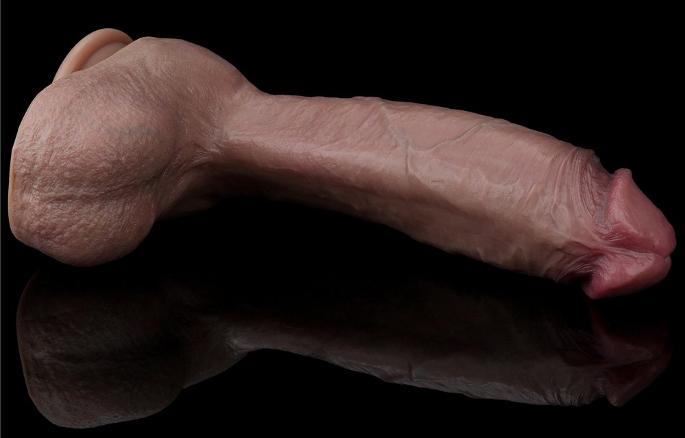 Built to deliver the most lifelike satisfaction, Love Toy Du... Lovetoy - 10.5'' Dual Layered Platinum Silicone Cock photo-17