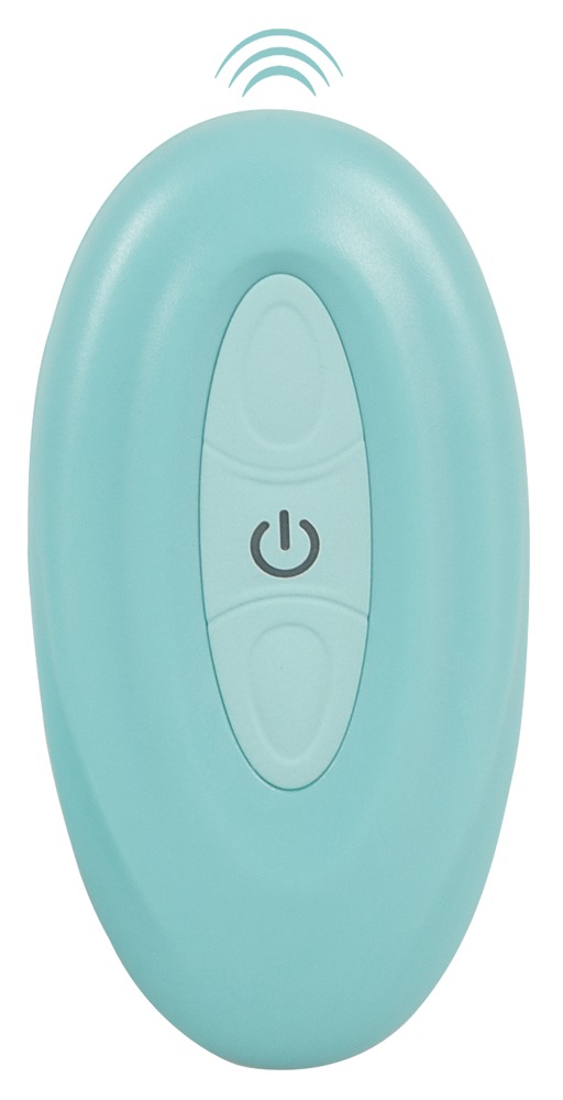 Experience intense stimulation with the grooved RC Panty Vib... Cuties - RC Panty Vibrator - Turquoise photo-6