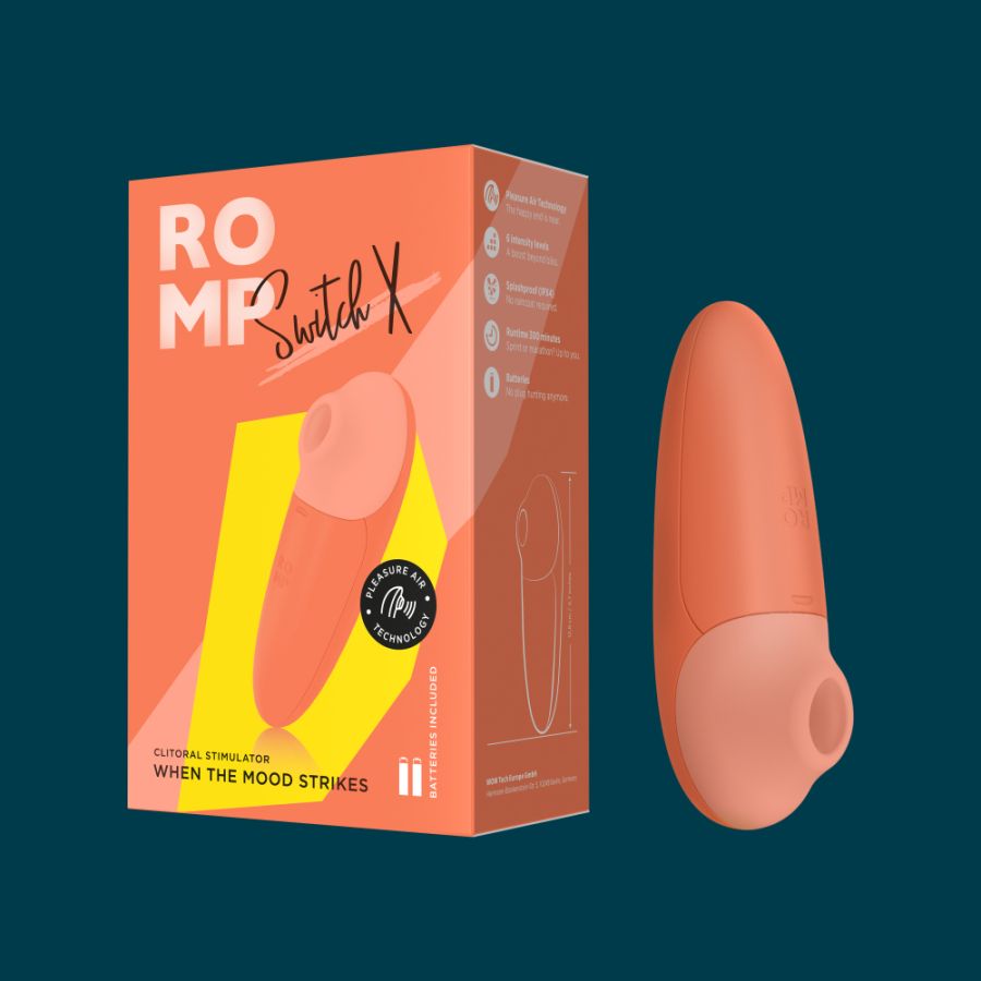 Switch X delivers powerful pleasure in a compact clitoral st... Romp - Switch X - Orange photo-10