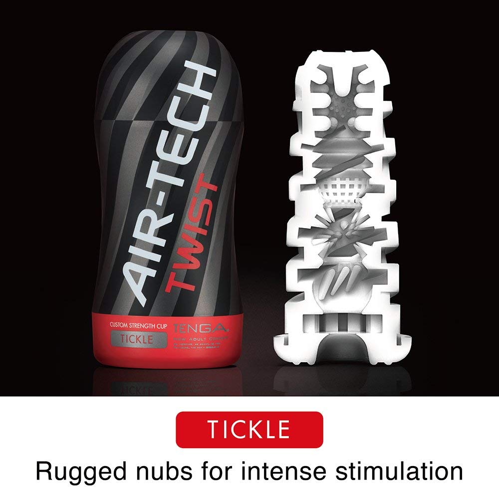 Customize Your Stimulation!
The Air-Tech Twist lets you... Tenga - Air-Tech Twist Custom Strength CUP Tickle photo-8