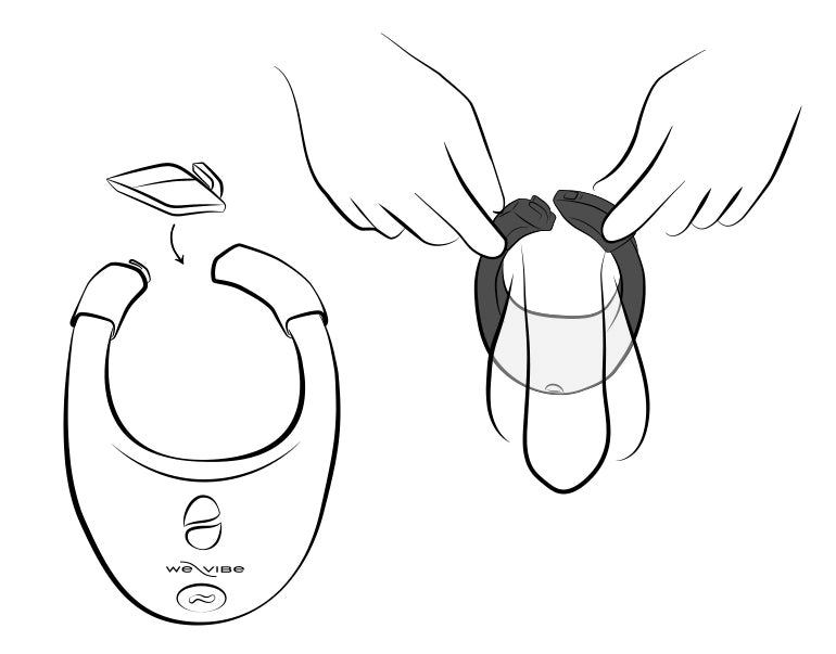 This wearable stimulation ring, controlled by app or remote,... We-Vibe - Bond Ring - Black photo-10