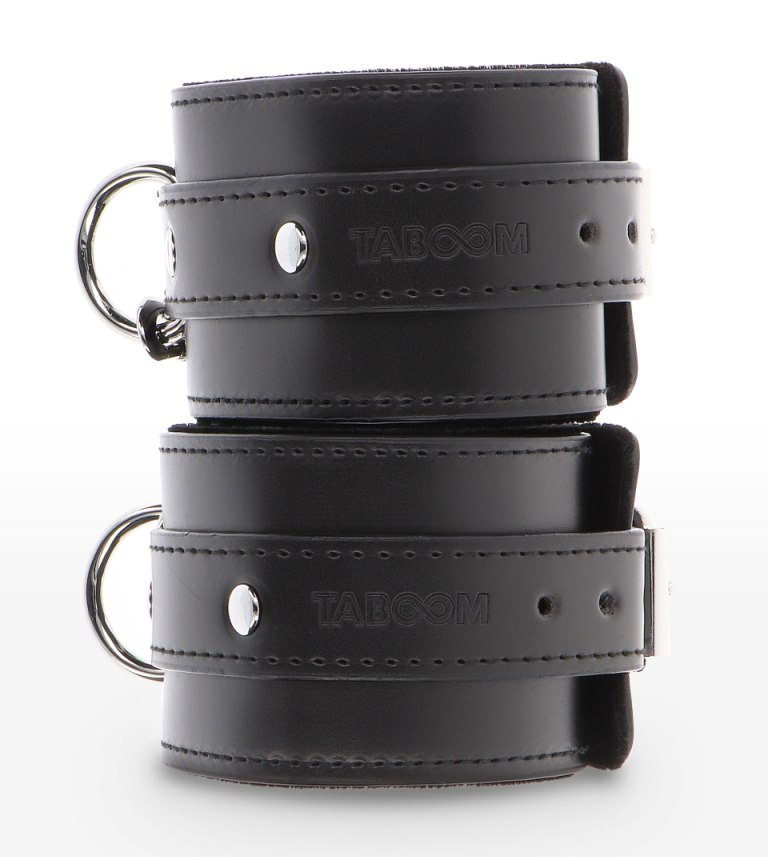 The high-quality adjustable TABOOM Ankle Cuffs are practical... Taboom - Ankle Cuffs - Black photo-5