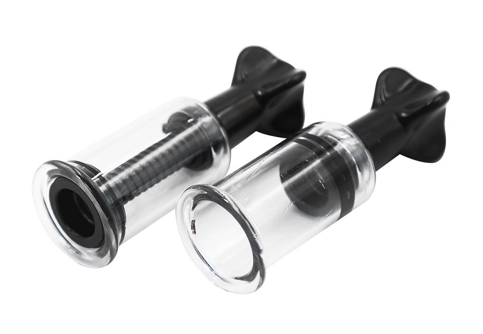 The Kiotos Cups can be applied to any body part. With a rota... Kiotos - Twist Nipple Cups S - Black photo-4