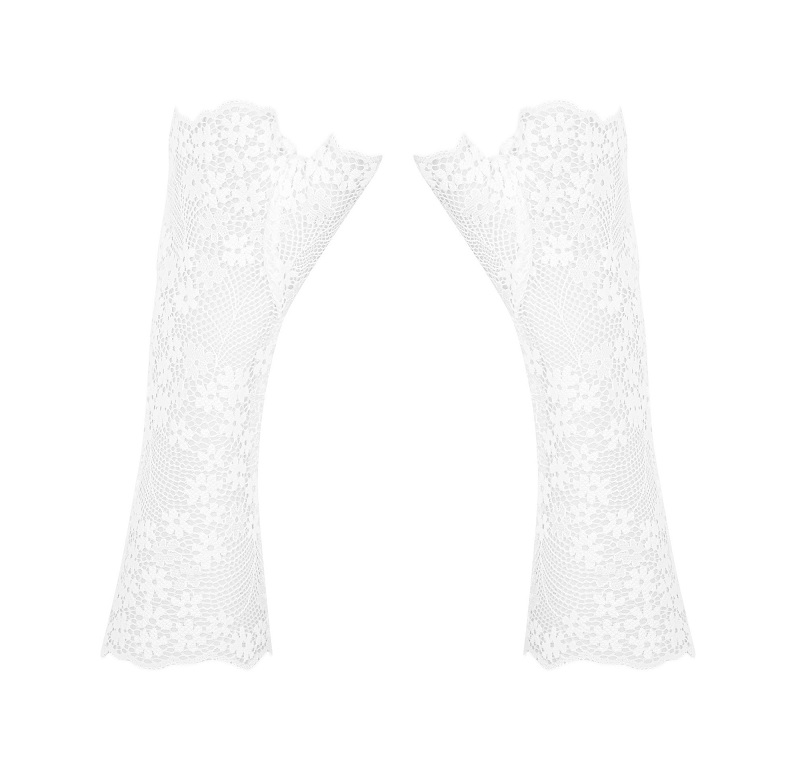 Heavenlly gloves are the first step to take towards a night ... Obsessive - Heavenlly Gloves - White photo-2