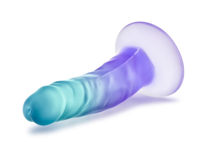 B Yours Morning Dew is a beautiful and realistic dildo with ... B Yours - Morning Dew Dildo 12.8cm - Blue photo-4