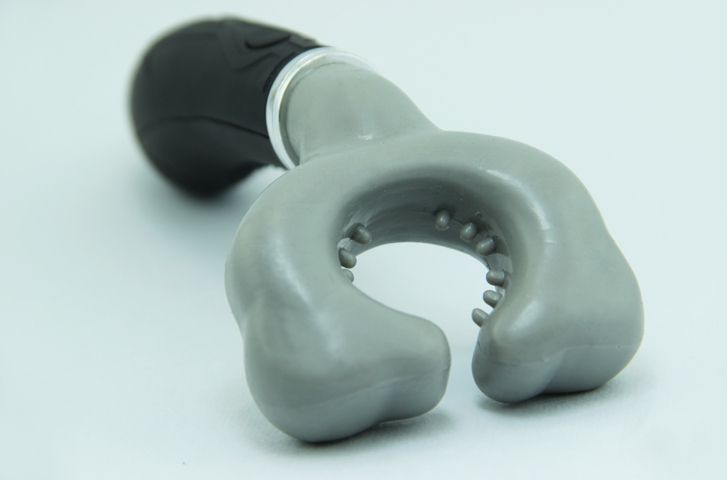 Material: ABS+TPE
Size: 210X65X57mm
Powered By: 3 AAA ba... FT - Clitoris Stimulator - Black photo-4