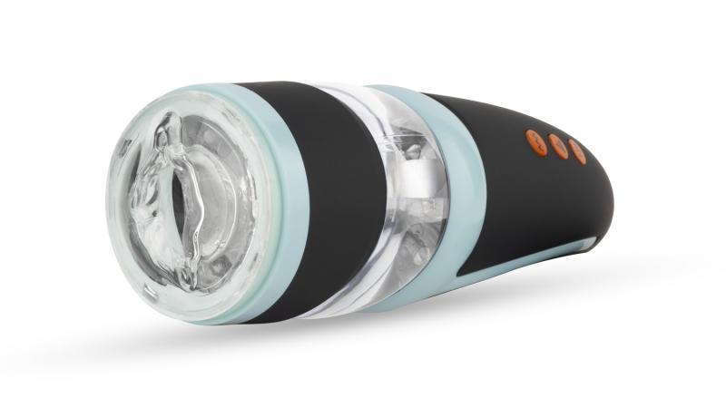 The CRUIZR CP02 is a luxurious and discreet masturbator with... Cruizr - CP02 Rotating & Vibrating Auto Masturbator - Black photo-2