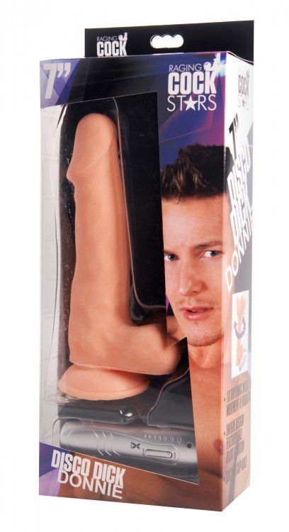 Get the party started with Disco Donnie! This 7 inch dick ha... Raging Cockstars - 7" Disco Dick Donnie - Flesh photo-4