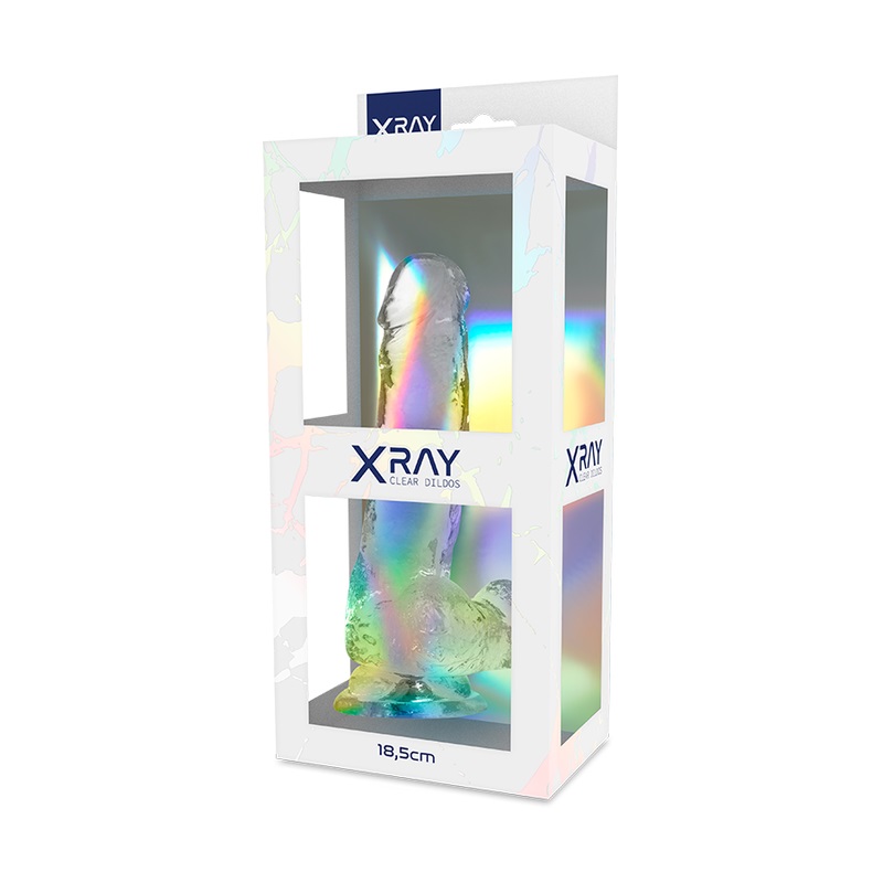 X Ray Clear is a true pleasure experience with a specially d... X Ray - Strap-On Harness w 18.5cm Realistic Dildo photo-11