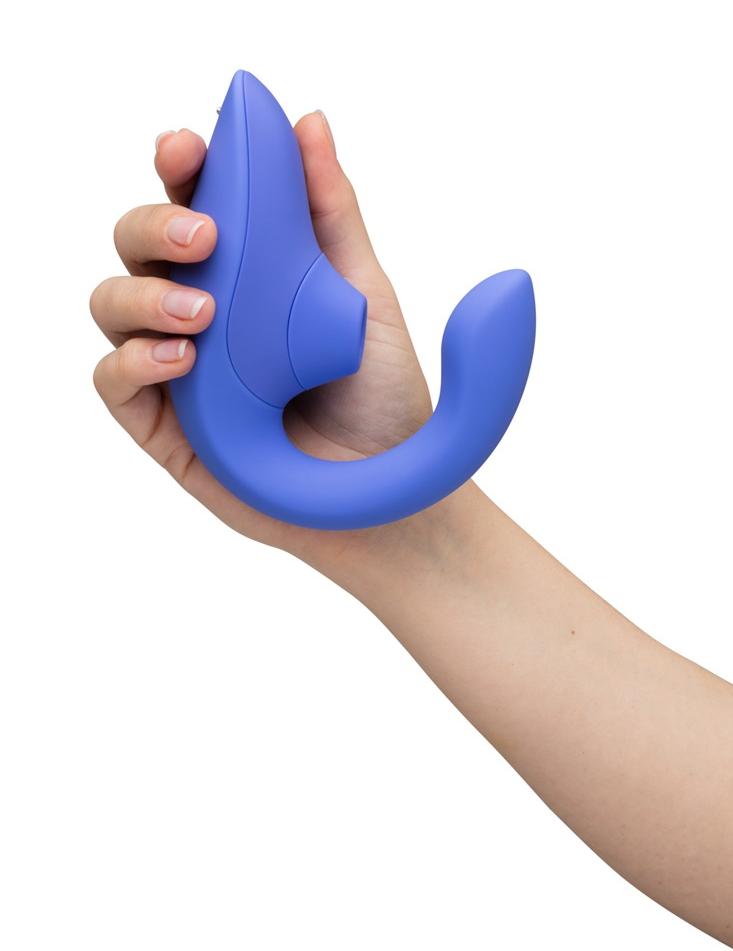 Blend is Womanizer’s easy-to-use rabbit vibrator made for si... Womanizer - Blend Air Rabbit Vibrator - Blue photo-3