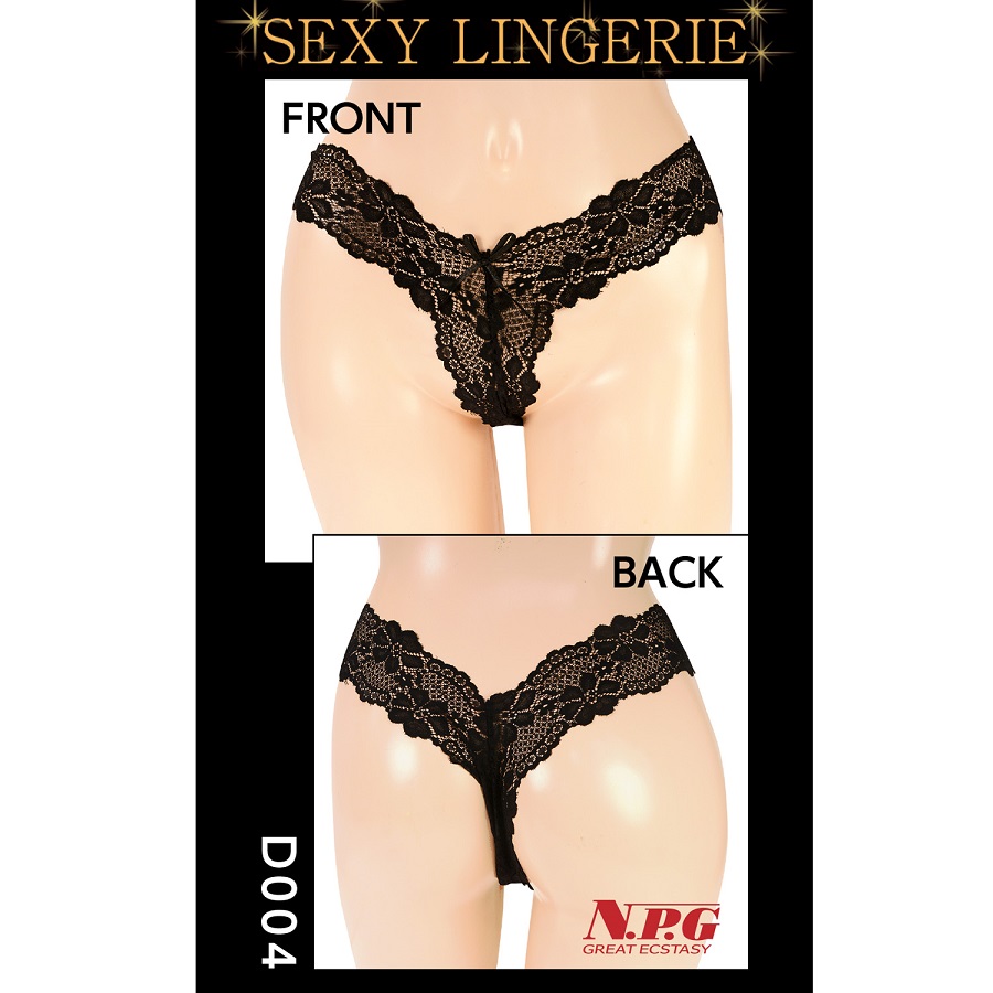 Sexy lace thong panties
Women's free size
Accessories:... NPG - D004 Sexy Panties - Black photo-3