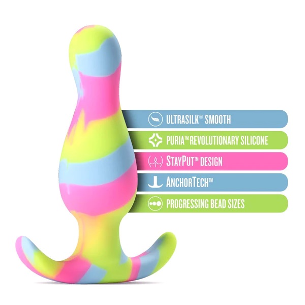 Modern, stylish, and beautiful - meet Avant Kaleido. Kaleido... Avant - Kaleido Anal Plug - Lime photo-4