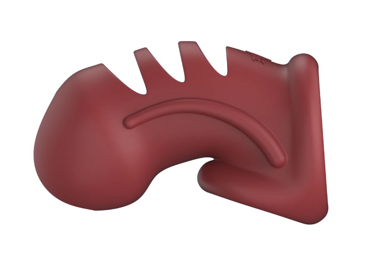 ManCage - meant to be caged.Take your BDSM-play to the next ... ManCage - Soft Silicone Chastity Cage #26 - Red photo-2