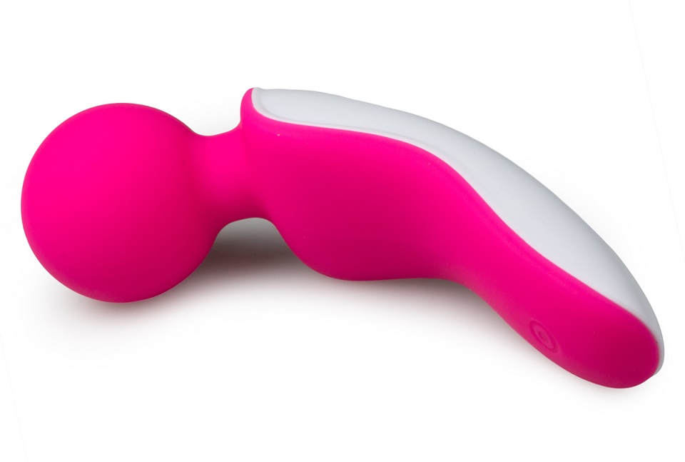 Do you find most wand vibrators to be too large, heavy and p... Easytoys - Mini Wand Massager - Pink/White photo-2