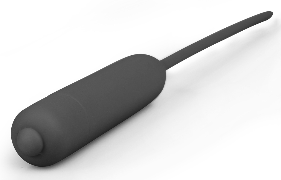 For urethral explorers looking to amp up their play, this 10... Lovetoy - Silicone Vibrating Urethral Dilator - Black photo-9