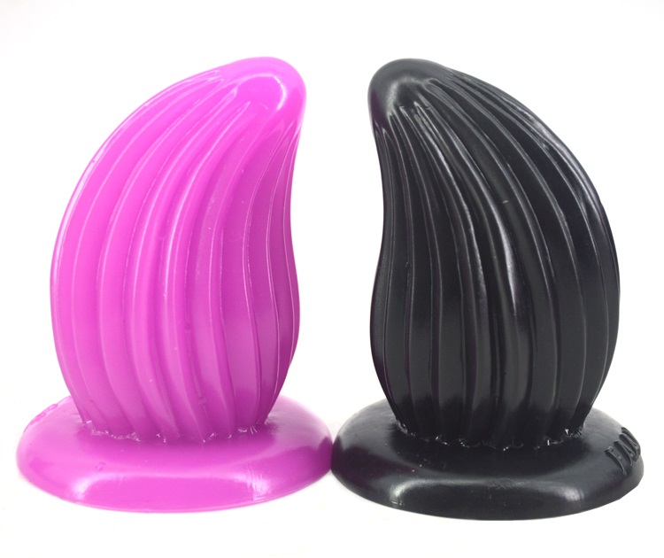 Small conch shape anal plug,environmental healthy, easy clea... FAAK - Small Conch Anal Plug - Purple photo-5