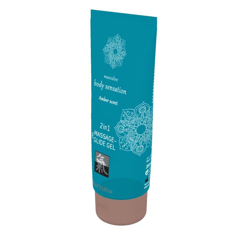 Excellent gliding characteristics make this gel a perfect lu... Shiatsu - Massage & Glide Gel 2in1 Amber - 200ml photo-2