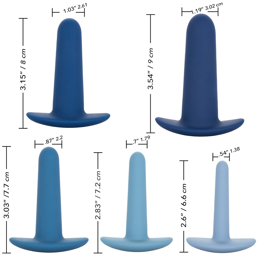 Ease yourself into the sensational world of anal stimulation... CEN - They-ology 5 pcs Wearable Anal Dilator Set photo-11