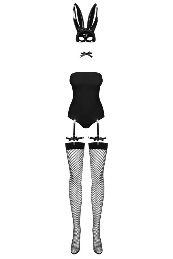 Longing for new experiences? We have something that will hel... Obsessive - Bunny Costume - Black - L/XL photo-7