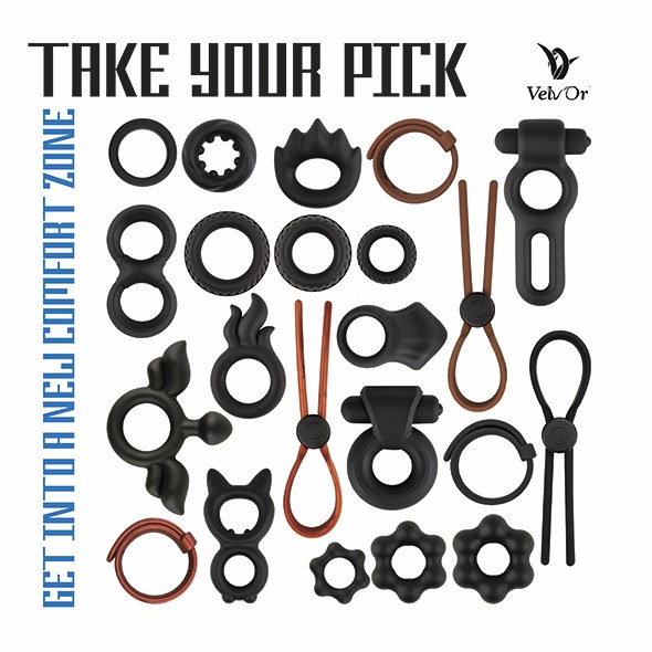 ROOSTER HAWK is a durable, hard silicone, cock ring with a f... Velv'Or - Rooster Hawk Ring - Black photo-8