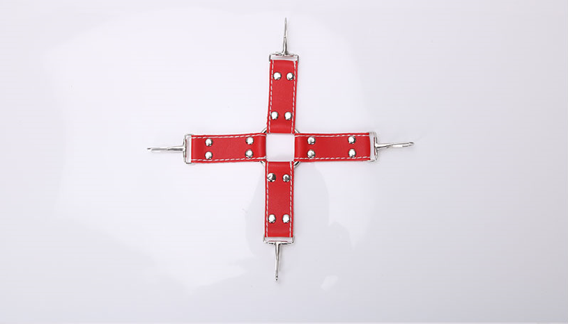 MT - 奴隸調教束縛套裝 - 紅色含毛絨 MT - 奴隸調教束縛套裝 - 紅色含毛絨 照片-8