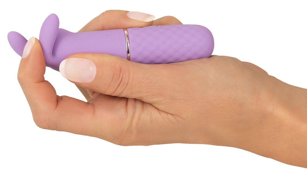 The beautiful, pastel-coloured Mini Vibrator from the Cuties... Cuties - Mini Rabbit Vibrator - Purple photo-2