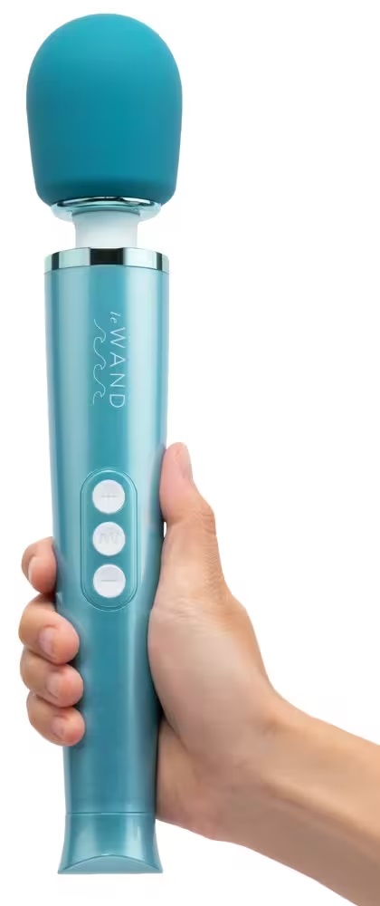 Solo and couple massages now also in the bath and shower!
Th... Le Wand - Dive Rechargeable Massager - Blue photo-2