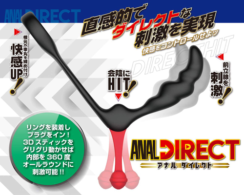 A-One - Anal Direct 后庭塞 - 黑色 照片