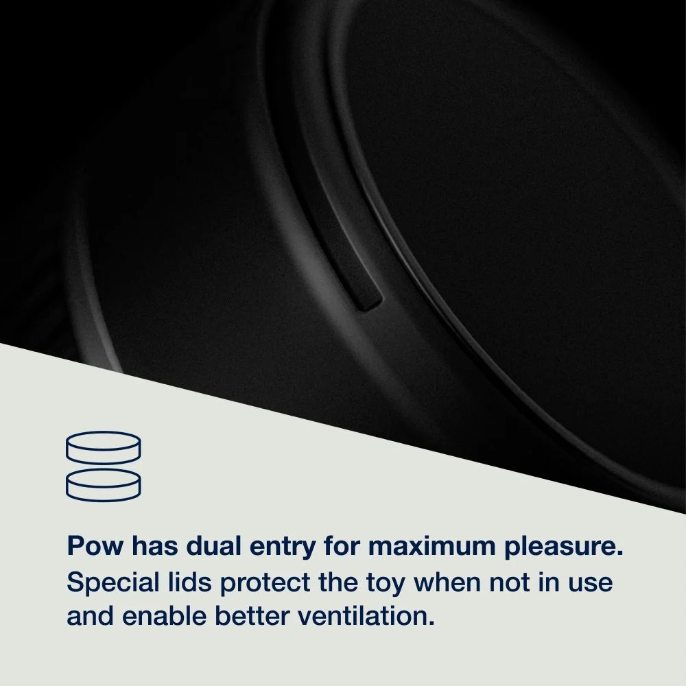 Premium manual stroker with suction control and a smooth sil... Arcwave - Pow Shake IT Up Stroker - Black photo-5