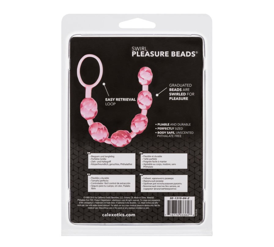 Sensually swirled for ultimate and extended personal pleasur... CEN - Swirl Pleasure Beads - Pink photo-5