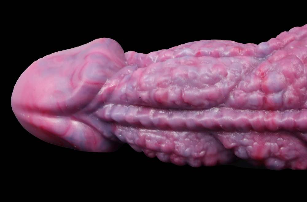 Double-headed penis. The wildly textured lines of the shaped... FAAK - Strong Muscles Double Dildo - Magic Dragon photo-12