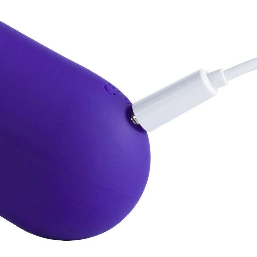 Never has a sex toy been so petite, so pretty, and so practi... Honey Play Box - Abby Mini Licking Vibrator - Purple photo-5