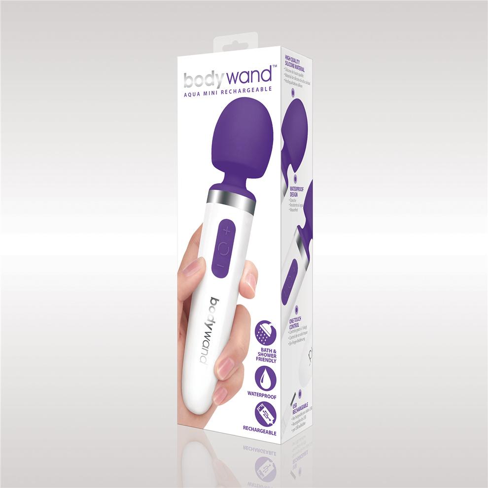 This USB rechargeable multi-function wand vibrator is waterp... Bodywand - Usb Multi-Function - Purple photo-4