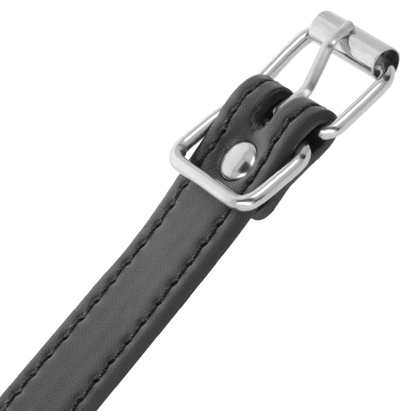 Delve into the world of submission with the DARKNESS line, a... Darkness - Penis Belt w Leash - Black photo-3