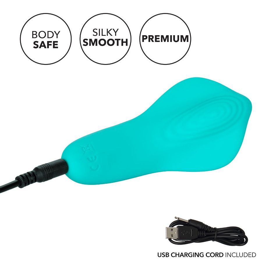 Slip the tickling Slay Pleaser into your purse or handbag fo... CEN - Slay PleaseMe Panty Vibe - Teal photo-11