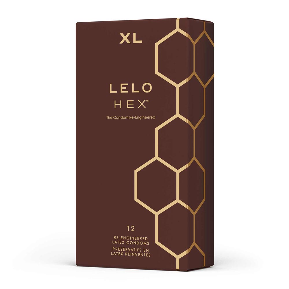 HEX - Respect XL 贴身防滑设计乳胶避孕套加大码 - 12片装 照片-3