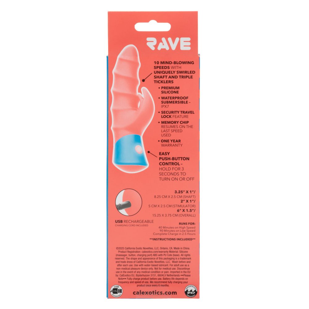 Turn up the fun and dive into waves of pleasure with the Rav... CEN - Rave Tickler Vibe - Orange photo-10