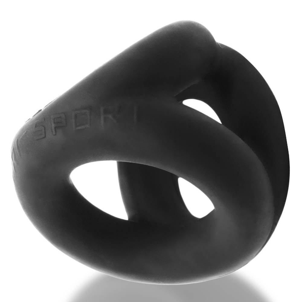 TRI-SPORT is the brand new dick-sling from OXBALLS. It's... Oxballs - Tri-Sport Cocksling - Night Black photo-3