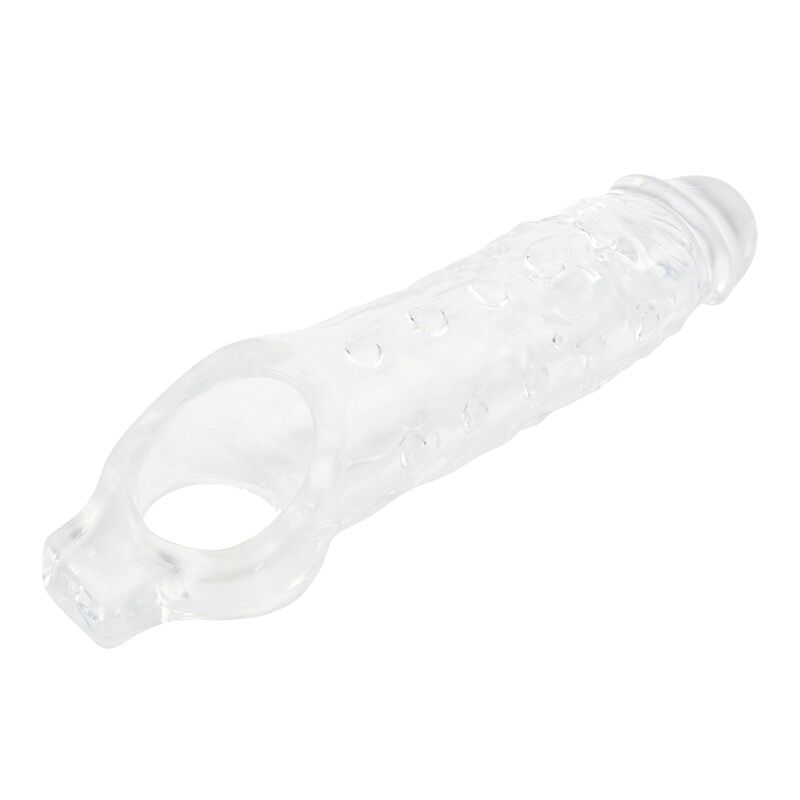 Nozzle extension to the penis Mighty Sleeve with a scrotal t... Chisa - Mighty Sleeve With Ball Loop - Clear photo-3