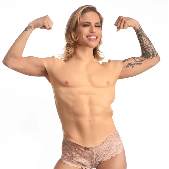Unleash your inner strength with the Ripped Silicone Male Ch... Master Series - Ripped Silicone Male Chest S photo-5