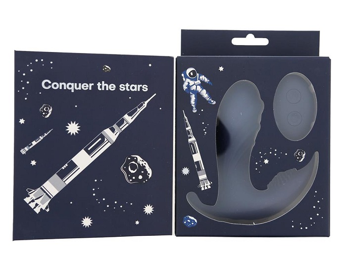 Reach for the stars with the Atomic prostate massager from t... Dreamtoys - Atomic Prostate Massager w Remote - Blue photo-9