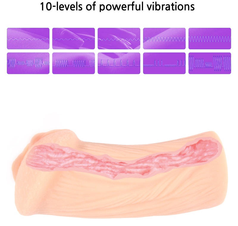 Soft mini masturbator, more than a real female vagina. Fasci... Kokos - Elegance Series 001 - Vibrating Masturbator photo-7