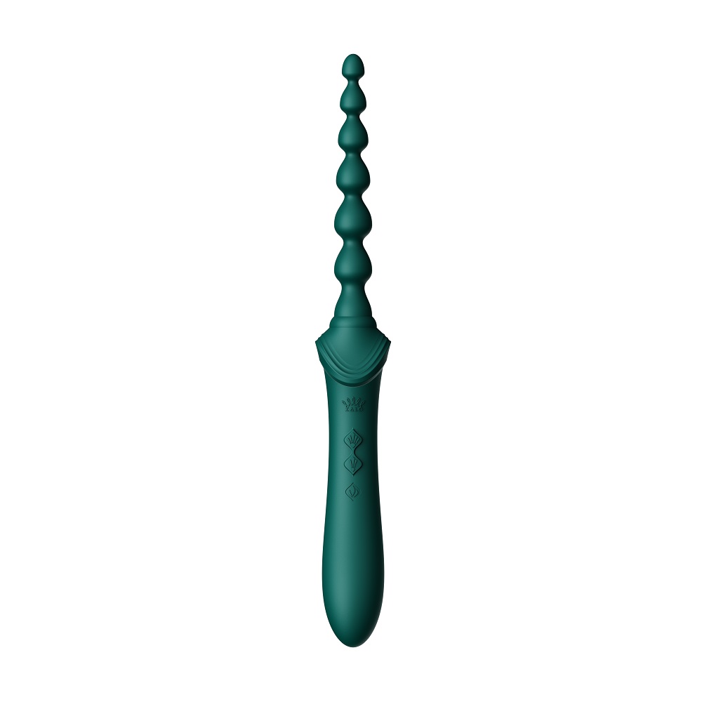 Bess offers the most targeted stimulation thanks to its inno... Zalo - Bess 2 Heating Dual Vibrator - Turquoise Green photo-9