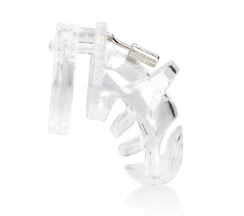 Take your bdsm-play to the next level! Control or be control... ManCage - Chastity Cage #25 - Clear photo-3